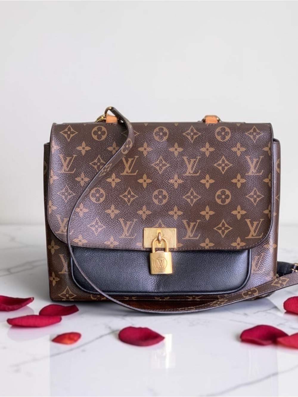 Louis Vuitton Monogram Canvas and Leather Marignan Messenger Bag